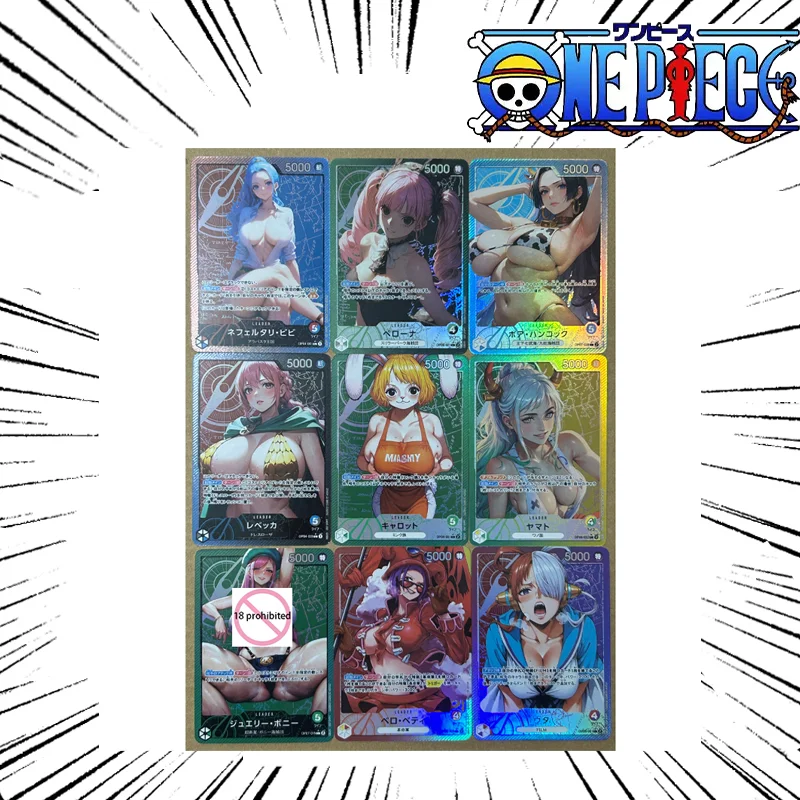 

One Piece Diy Nami Nico Robin Boa Hancock Self Control Collect Signature Trading флэш-карта аниме мультфильм подарок 63*88 мм