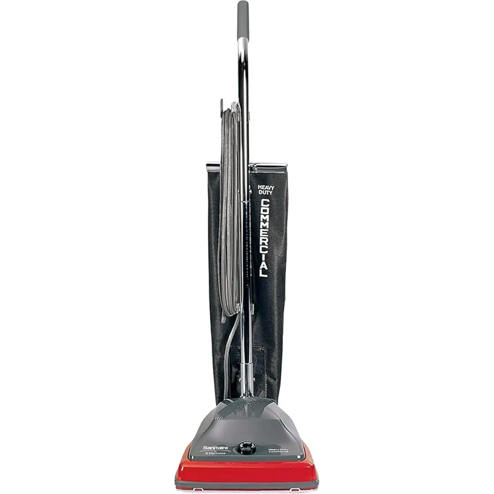 

Euksc679J Commercial Shake Out Bag Upright Vacuum Cleaner With 5 Amp Motor, 12"" Cleaning Path,Red
