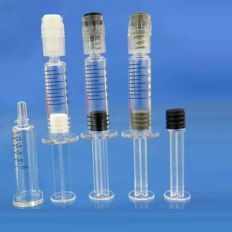 

50/100/200pcs 1ml Empty Disposable Eye Serume Essence Tube Container Clear Plastic Cosmetic Syringe Refillable Bottle with Scale