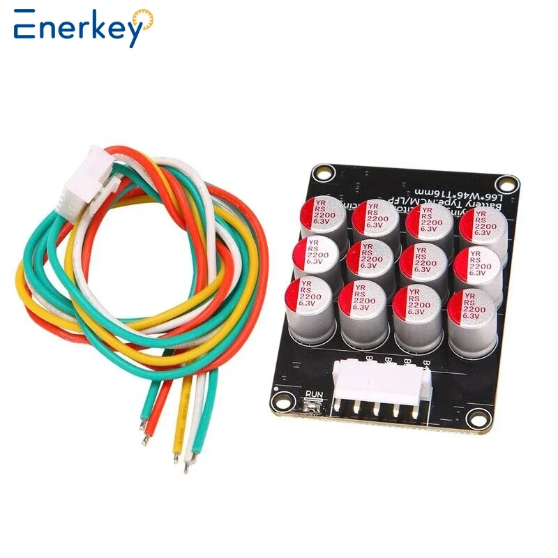 Enerkey Lifepo4 Active Equalizer Balancer 5A 3S 4S 5S 6S 7S 8S 10S 12S 14S 16S 17S 21S Lipo/Lifepo4/LTO Battery Energy Capacitor