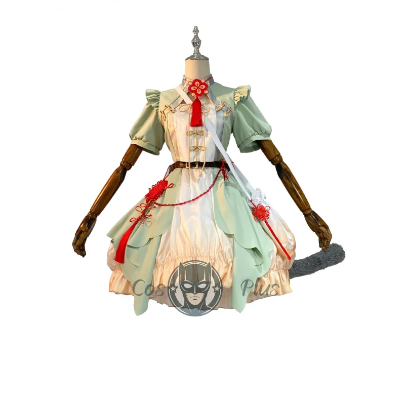 

Game Arknights Honeyberry Operator Cosplay Costume Flowing Spirit Rain Hanfu Skirt Lolita Woman Cute Traditional Festival Suit