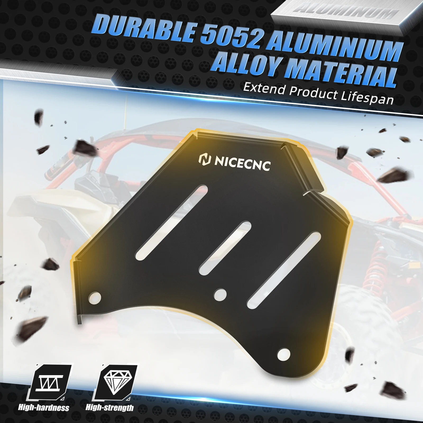 For CAN AM X3 Front Differential Actuator Guard For Can-Am Maverick X3 Max Sport 1000R XRC XRS UTV Additional Components