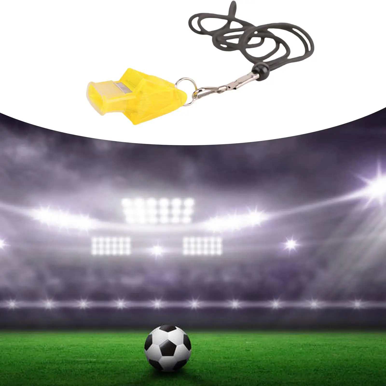 Fischietto sportivo con cordino super rumoroso per basket, calcio, pallavolo