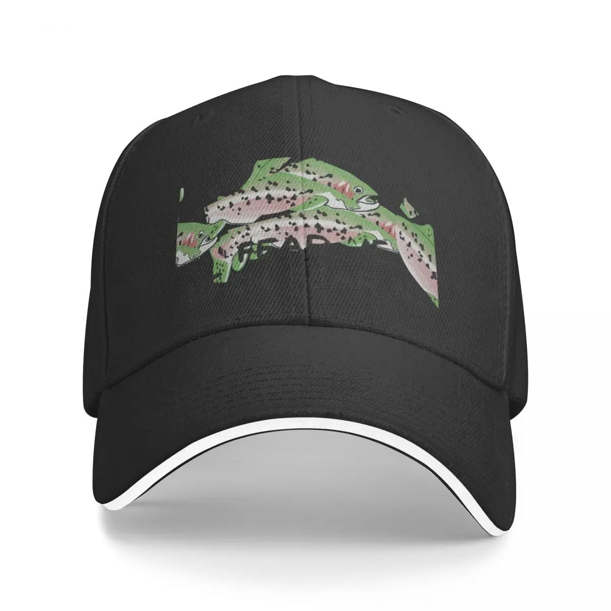 Fish Fear Me Corrupted Design Art Baseball Cap funny hat western Hat New Hat Golf Mens Caps Women's