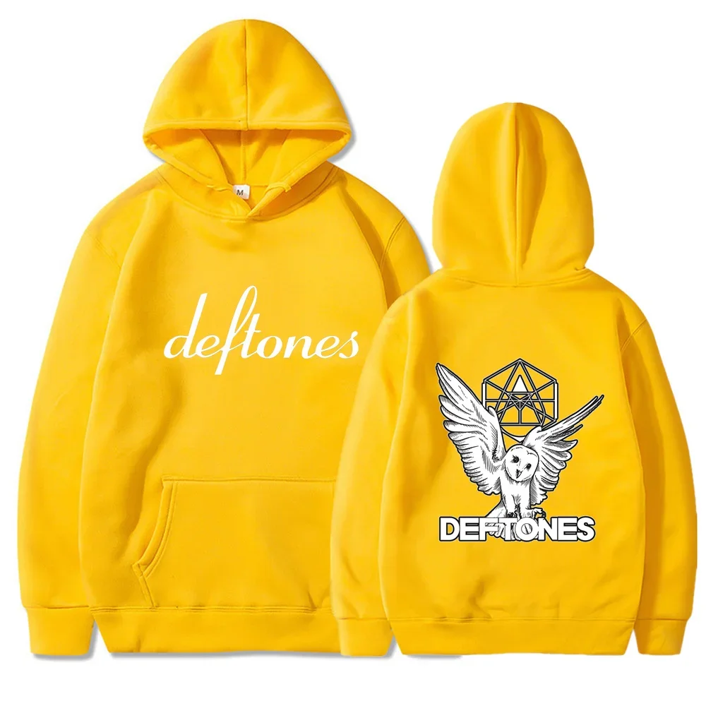 2025 DEFTONES Lightweight Hoodie Autumn and Winter Hoodie Men's  Casual Fashionable Trendy  Warm Sweatshirt Men's clothing