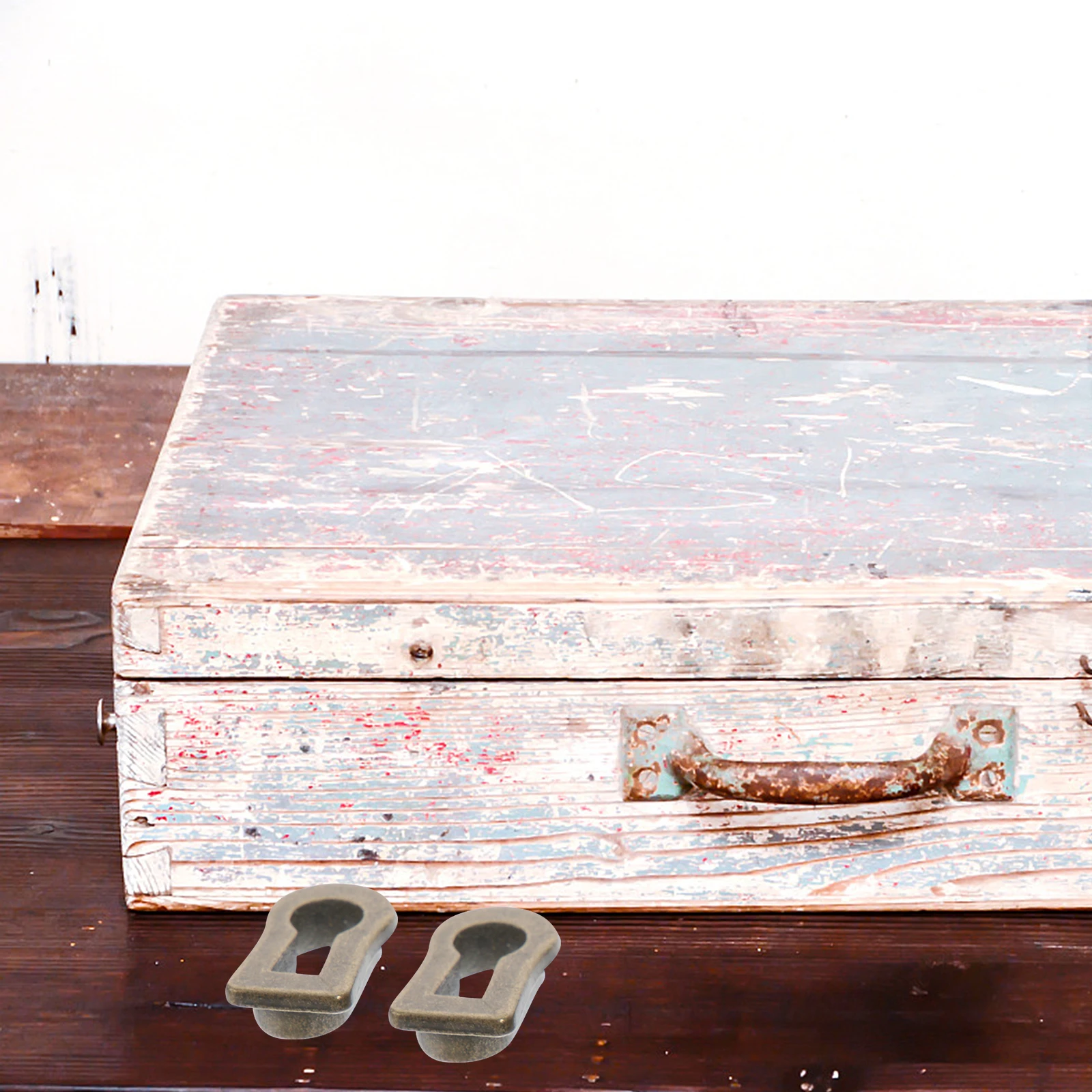 

10Pcs Metal Keyhole Escutcheon Plates Zinc Alloy Style Furniture Hardware Decor for Cabinet Drawer Dresser Upgrade