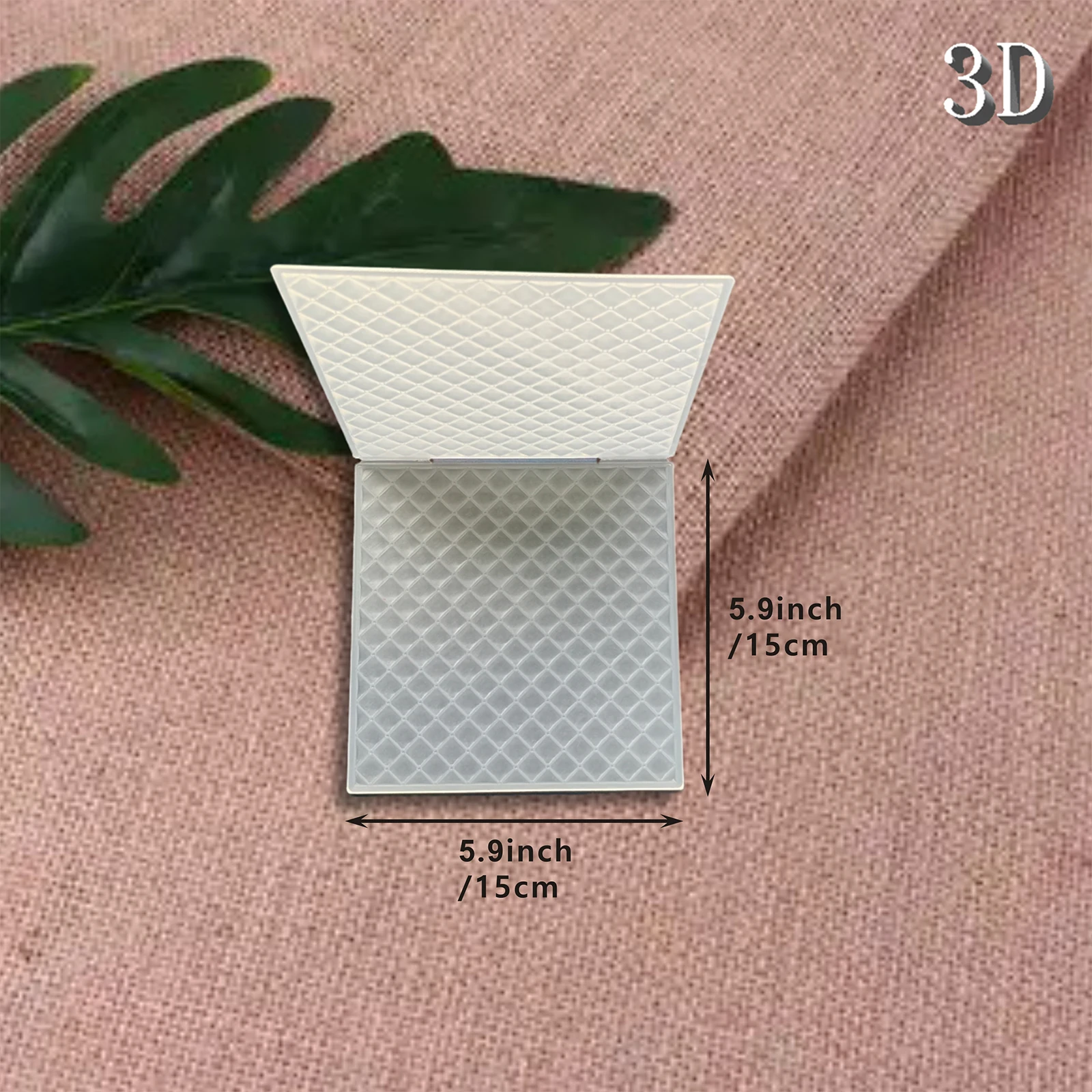 3D-reliëfmappen, ideaal voor doe-het-zelf scrapbooking en kaarten maken - fantasie diamanten rastertextuur, verjaardagsfeestje decoratie crafti