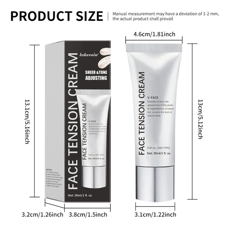 Skin Tightening Cream Light Texture Face Tighten Cream Moisturizer Face Tension Cream for Flawlessly Makeup Application