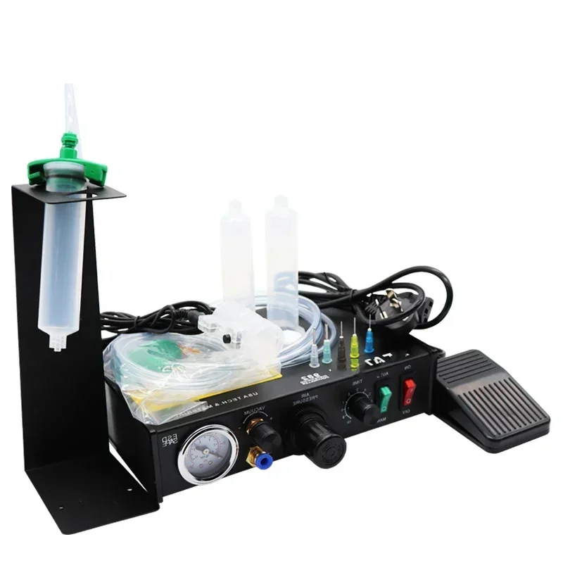 982 Semi-Automatic Dispenser Needle Adapter 220V/8W Manual Controller Silicone AB Glue UV Glue Injection Glue Gluing Machine