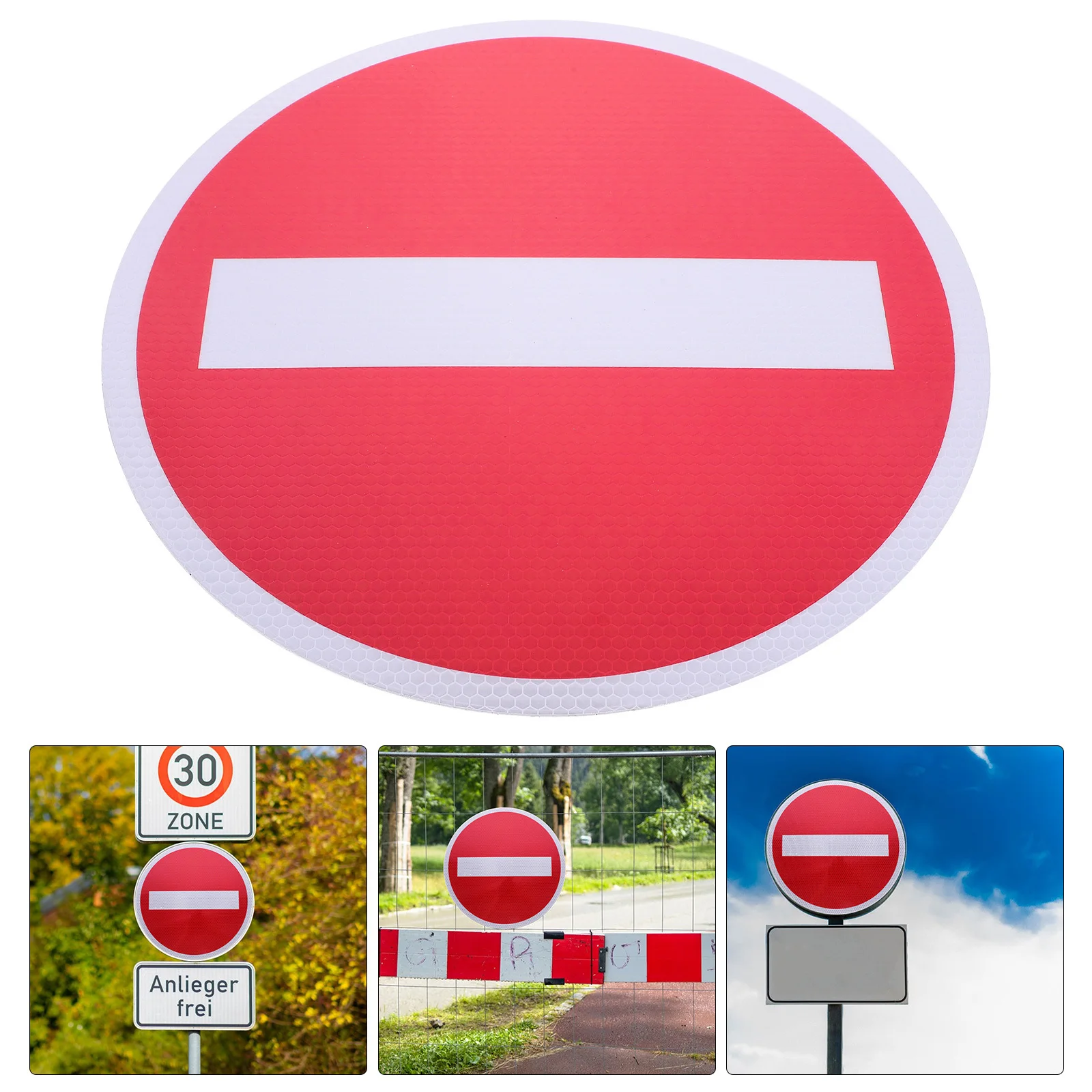 علامة توقف تحذير المرور متينة مقاومة للتآكل لوقوف السيارات على الطابق السفلي علامة تنبيه السلامة علامات الشوارع