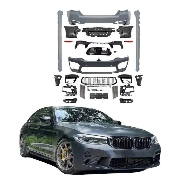 

525I 530i 540i Auto Parts Auto Full Body Kit Upgrade for 5 Series G30 2018-2021 M5 facelift Front bumper Body Kit Auto bumper