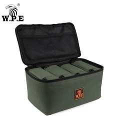 W.P.E 1pcs Carp Fishing Bag Multi-Purpose Oxford Cloth 4 in 1 Fishing Tackle Lure Line Bag Waterproof Fishing Accessories Pesca