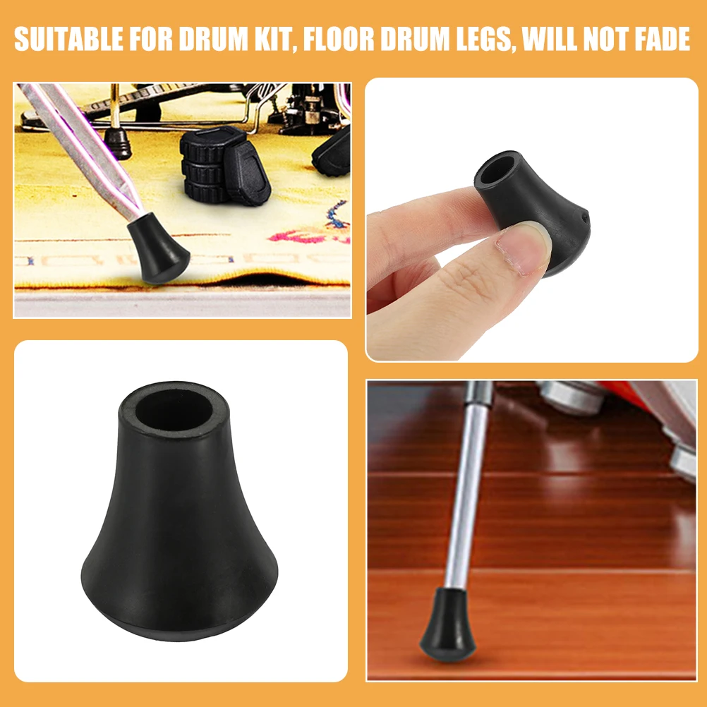 

Drum Feet Holder Hardware Rack Leg Bracket Bass Rubber Anti-slip Stand
