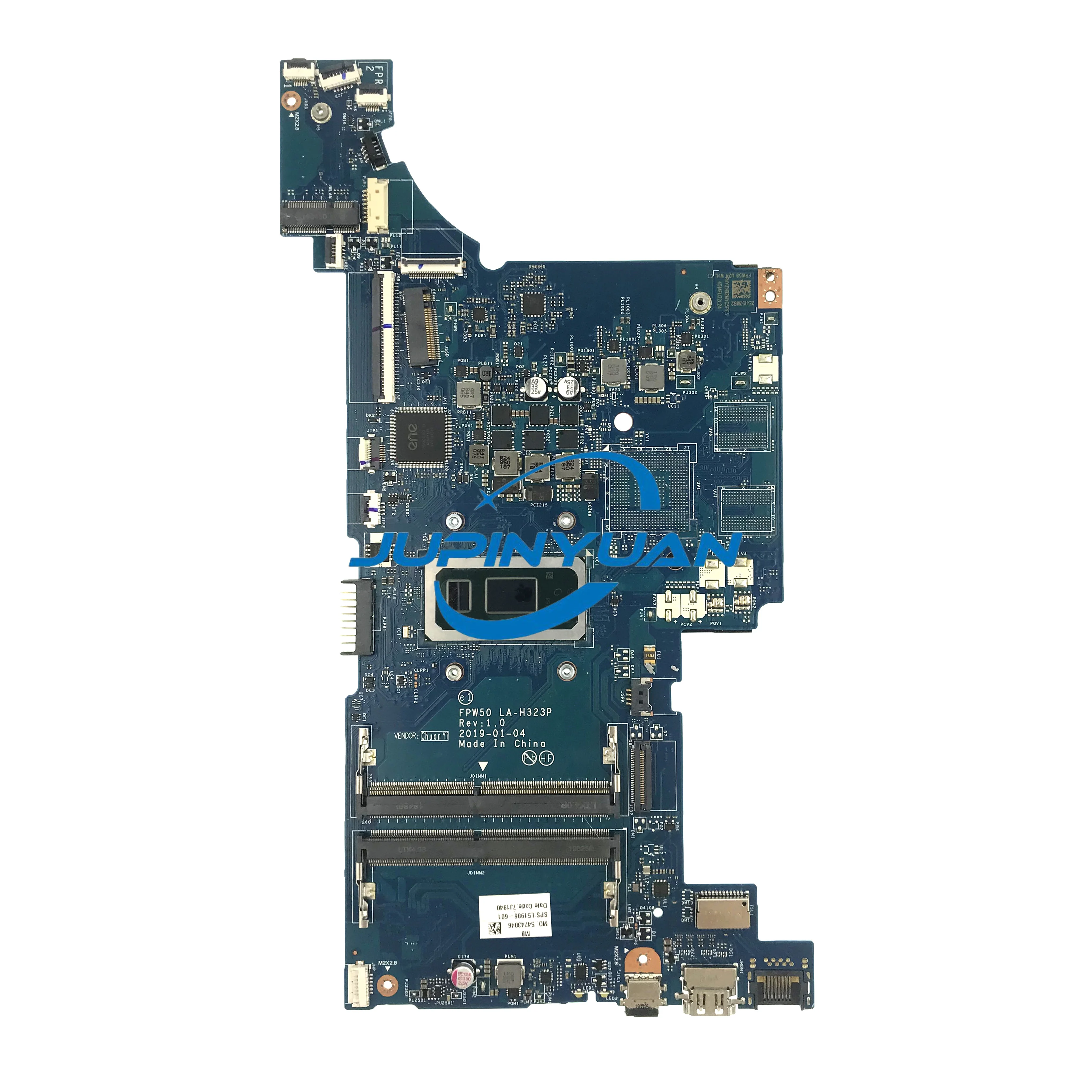 M13687-601 Mainboard For HP Pavilion 15-DW 15S-DU Laptop Motherboard FPW50 LA-H323P L51986-601 L51985-601 100% Fully Tested