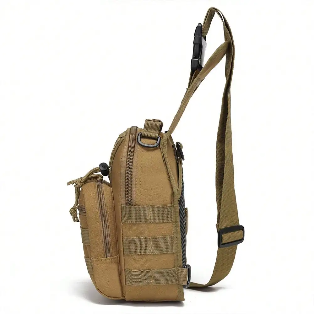 Outdoor MOLLE Chest Bag for Adventures - usage example