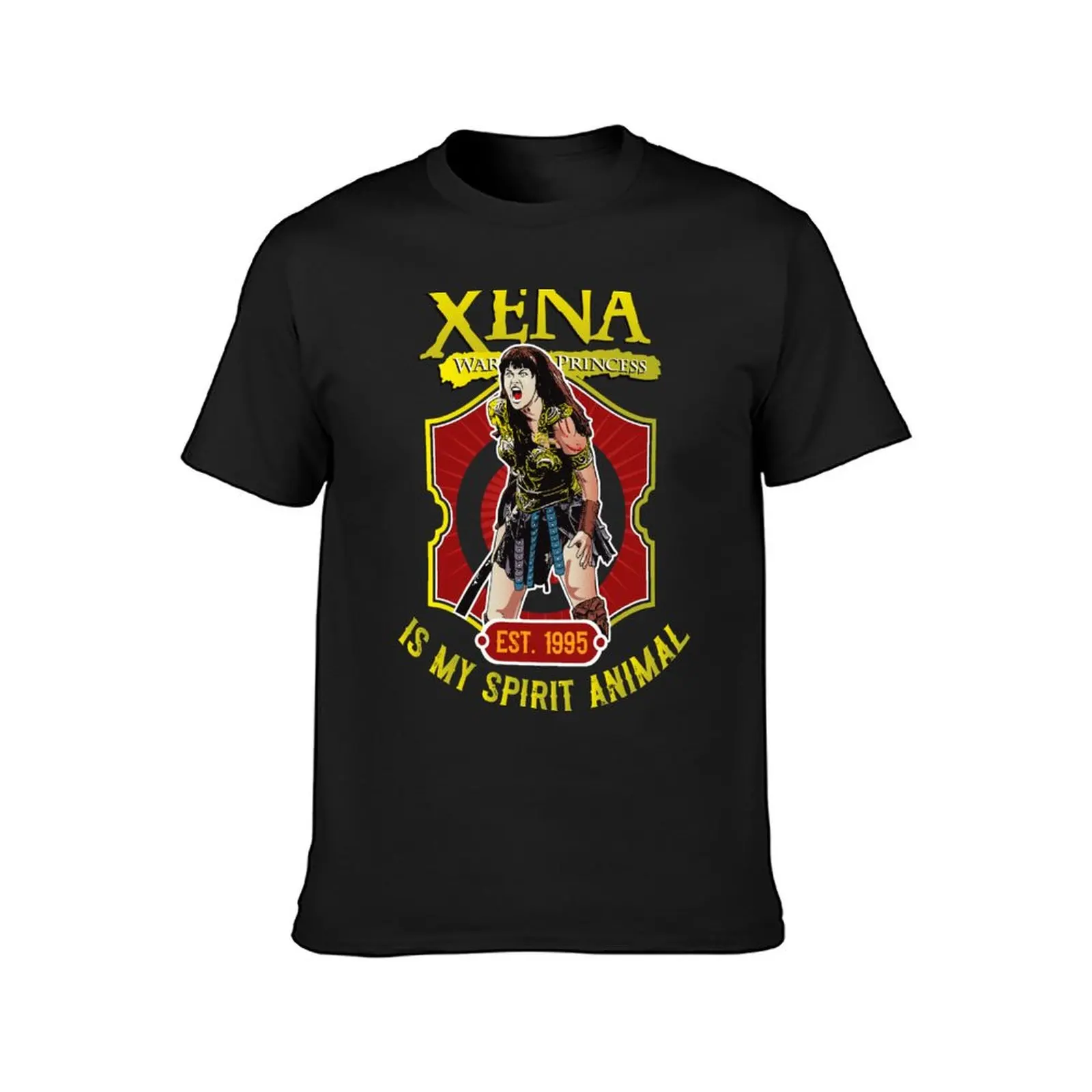 Xena Warrior Is My Spirit Animal T-Shirt plain cute clothes mens plain t shirts