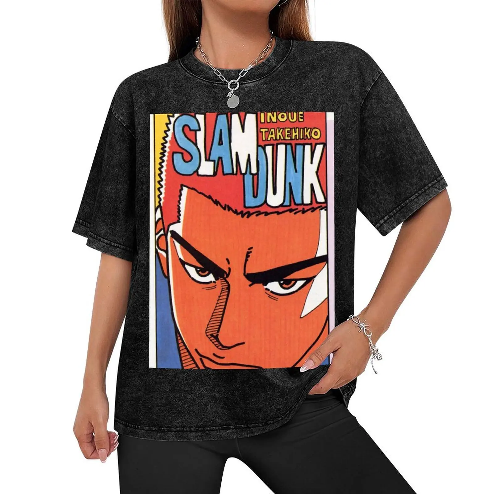 Manga Panel (SlamDunk) T-Shirt shirts graphic tees boys animal print shirts graphic tee oversized graphic tee Men's clothing