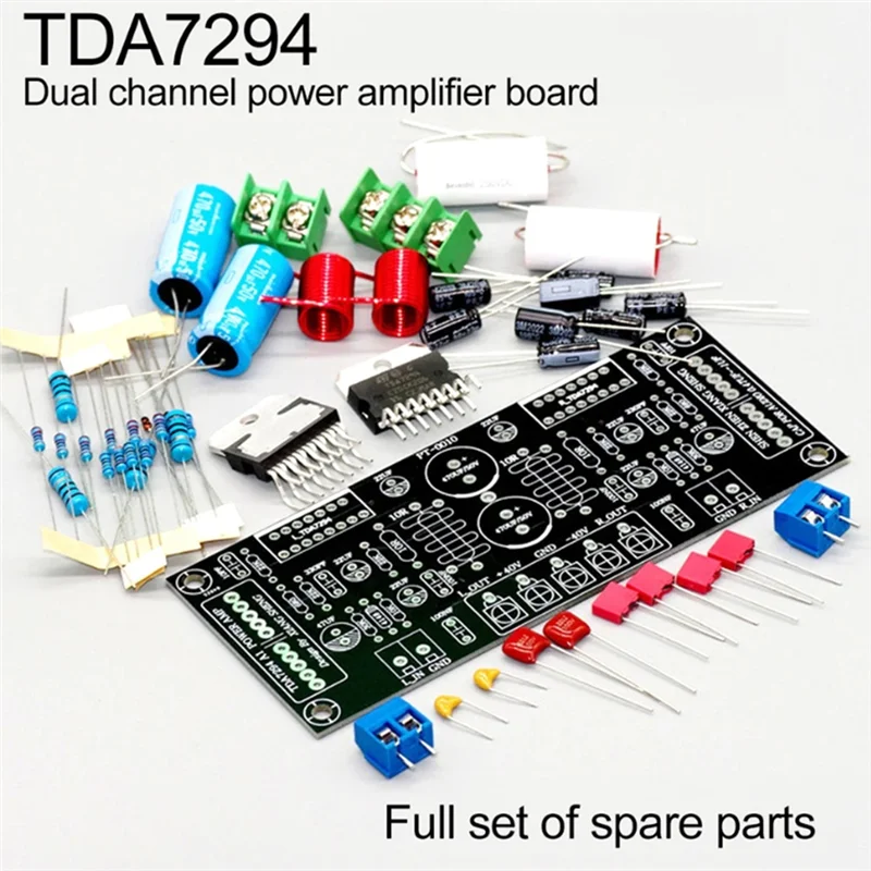 TDA7294 100W+100W Dual-Channel Audio Amplifier Board Power Amplifier Board HIFI Amplifier Module Accessories