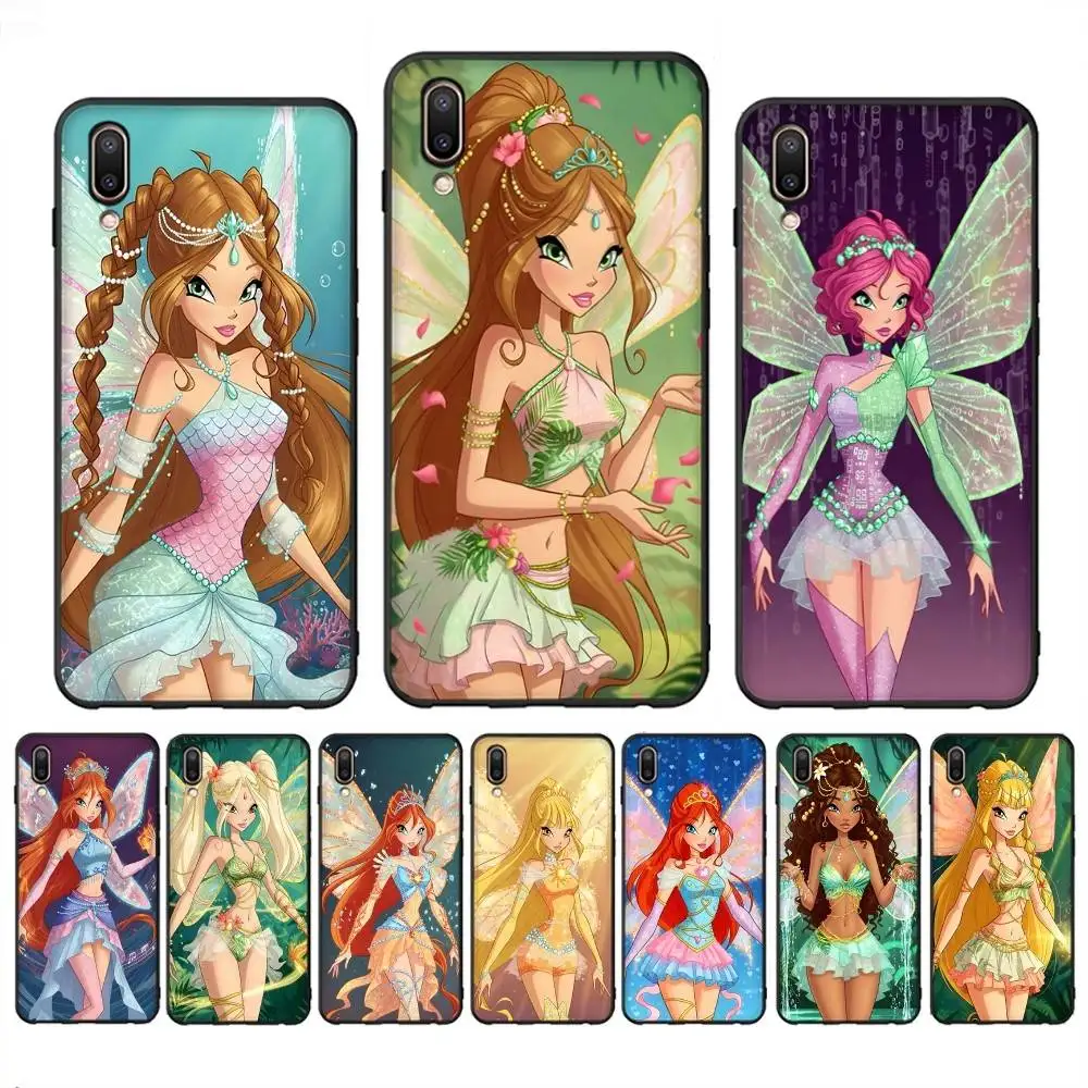 Mädchen W-Winx Clubs Handyhülle für Redmi Note 4X5 A 6 7 8T 9 9S 10 11 11S 11Epro Poco M3 pro