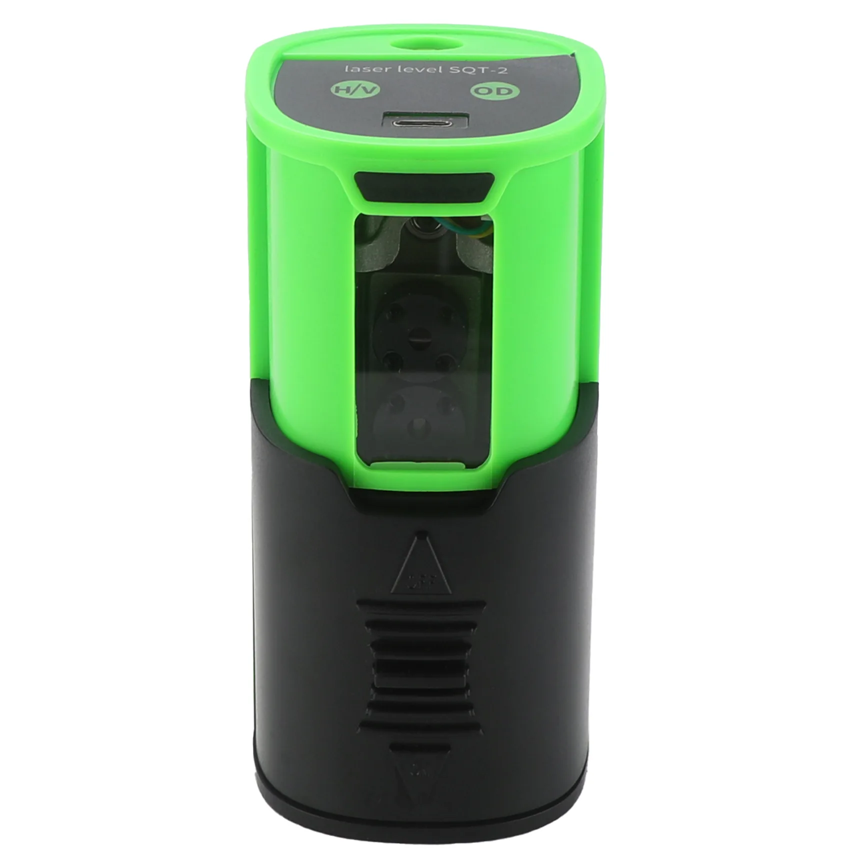 Portable mini, small, laser level, green light 4-wire line projector, high-precision level meter, accurate 150 ° rotation