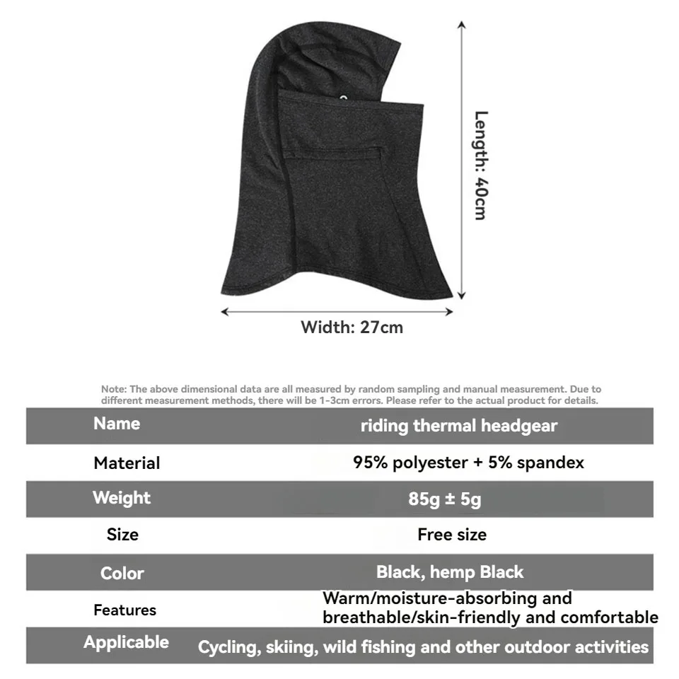 GTUBIKE Winter Warm Tactical Balaclava For Cycling Hiking Hat Motorcycle MTB Full Face Windproof Mask Thermal Sport Gear