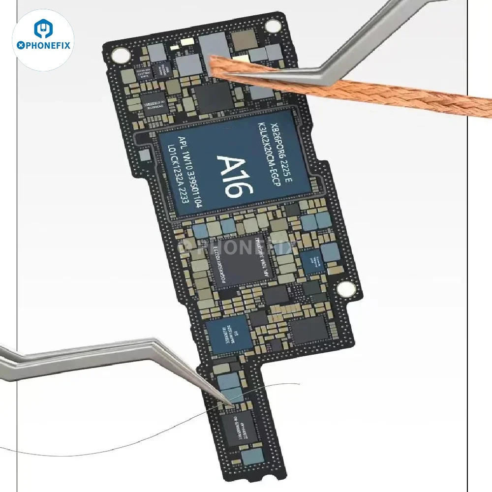 Pinzas mecánicas AAX-17 de posicionamiento de estaño resistentes al calor, pinzas de acero inoxidable anticorrosión para sujeción electrónica precisa