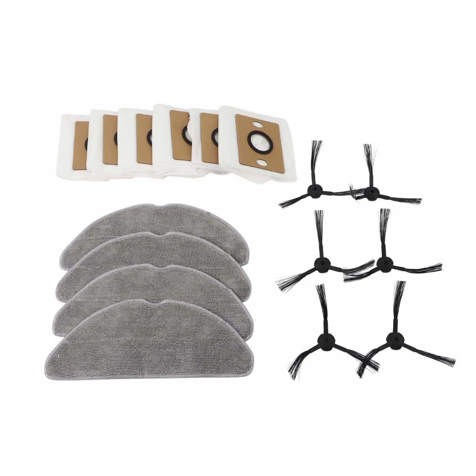For ILIFE A30 for Pro Robot Vacuum Cleaner Accessory Set With Side Brushes Microfiber Mops And Disposable Dust Bags