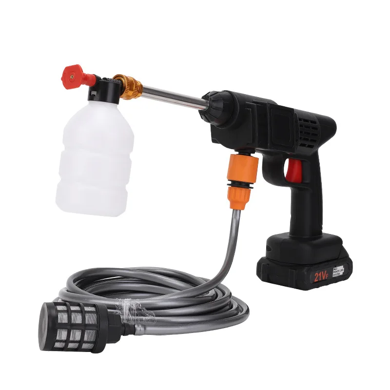 

Portable high-pressure cleaning gun, household lithium battery wireless garden spray cleaner, cleaning machine