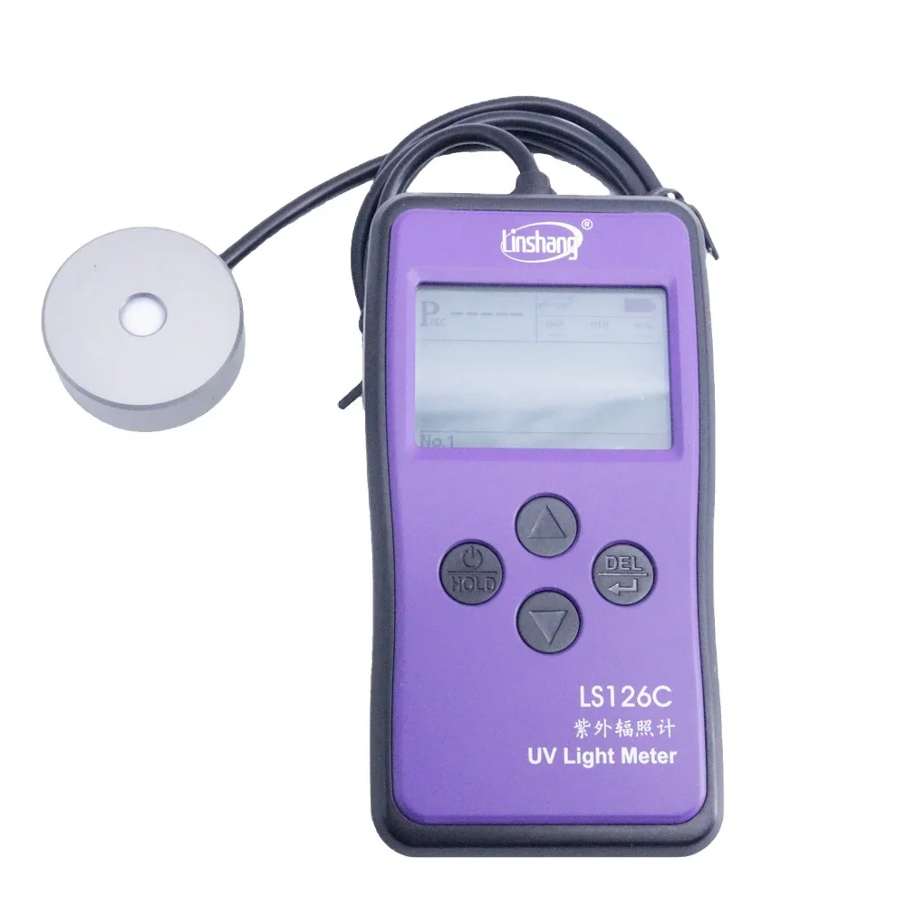 LS126C Digital UV Light Meter Ultraviolet Sterilization Lamp UV Intensity Tester with Bluetooth Connect PC