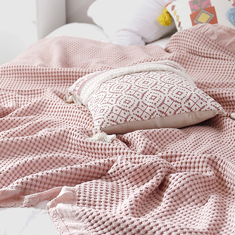 100% pure cotton blanket, waff - Wool Blanket Herringbone ulasan dan harga