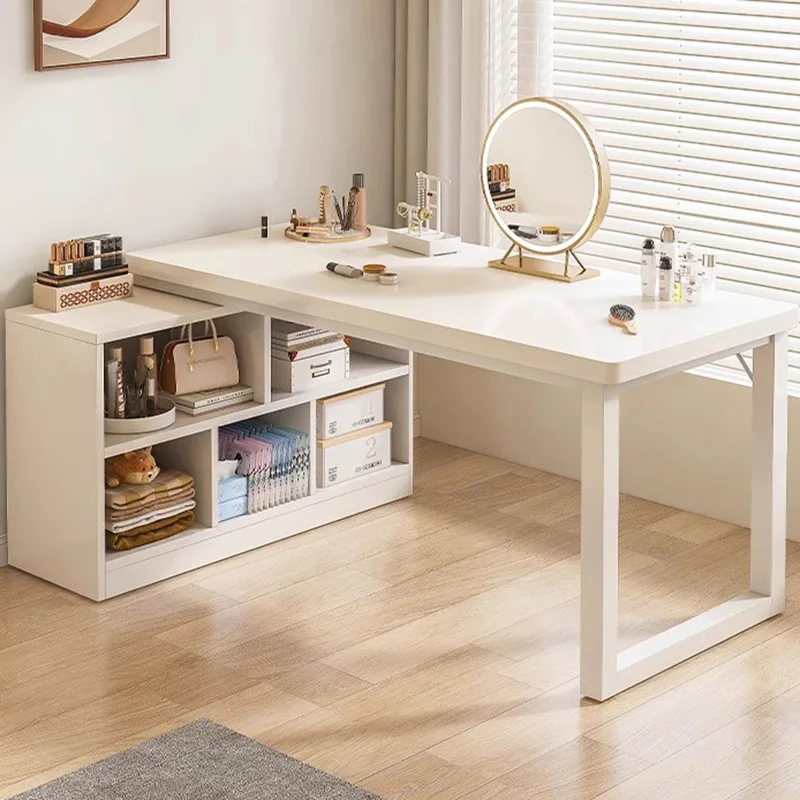 Luxury Organizer Dressing Table Mirror White Storage Girls Dressing Table Light Bedroom European Comodas Con Cajones Furniture