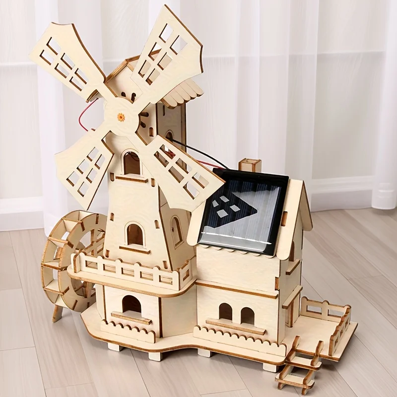 Houten educatief speelgoed voor kinderen DIY Fysiek Wetenschap Model Experiment Handgemaakte kleine productie Assemblage Craft Technologie Project