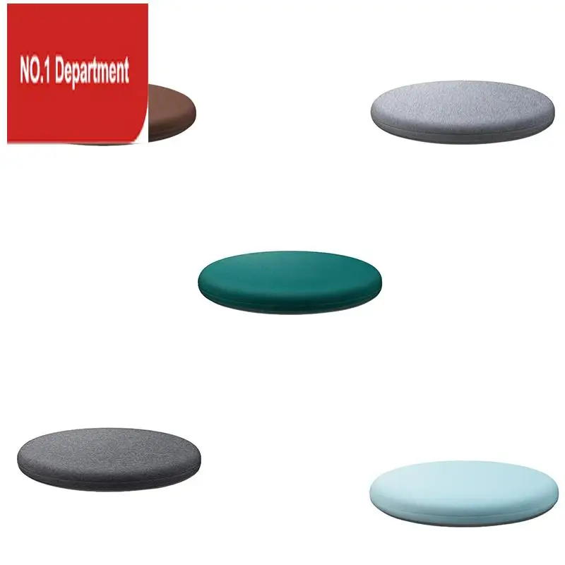

16 In Soft Futon Cushion, Memory Foam Round Cushion Padded Home Decor Futon Non-Slip Chair Pads, Grey Durable 40 X 4Cm
