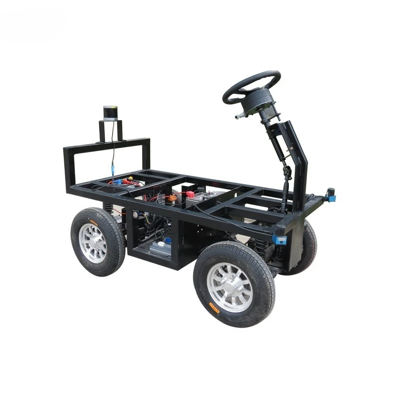 Dual-mode switching intelligent wire-controlled chassis vehicle four-wheel unmanned remote-controlled transport vehicle new type