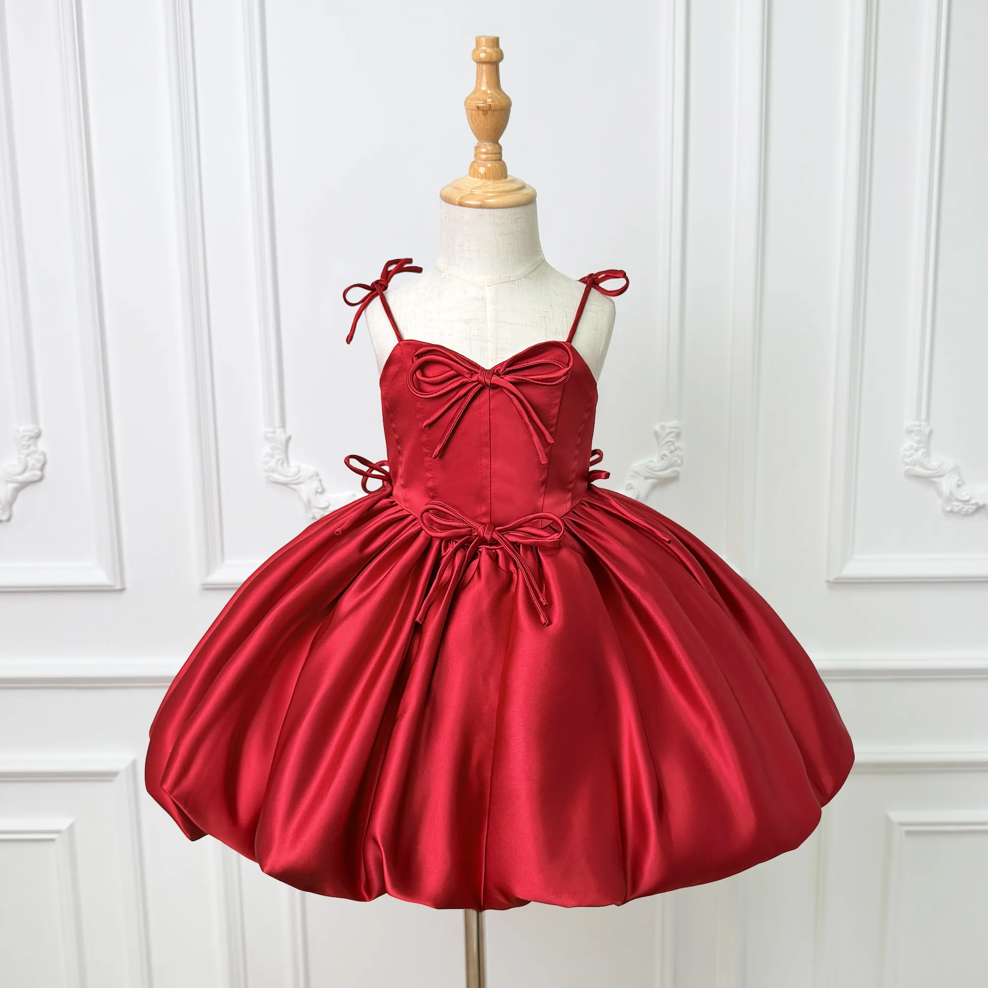 Sommer-Party-Hochzeitskleid für Mädchen, Weihnachtskostüm, elegantes Brautjungfernkleid, Geburtstags-Tutu, Prinzessinnenkleid, Mädchen-Neujahrskleid, Ballkleid, Vestido – Detail 2