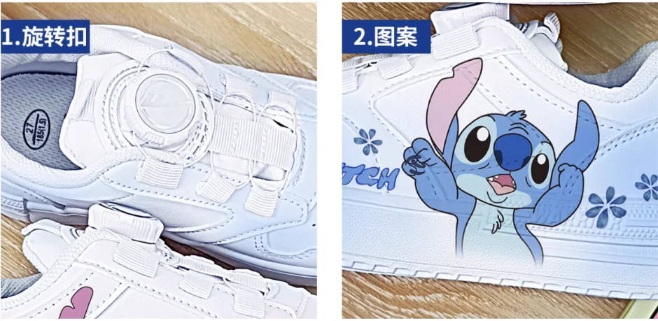 Stitch shoes for children Student Casual Kid child stitch 3 and 10 year old stitch girls boys shoes Sneakers Fashion Sports Gift