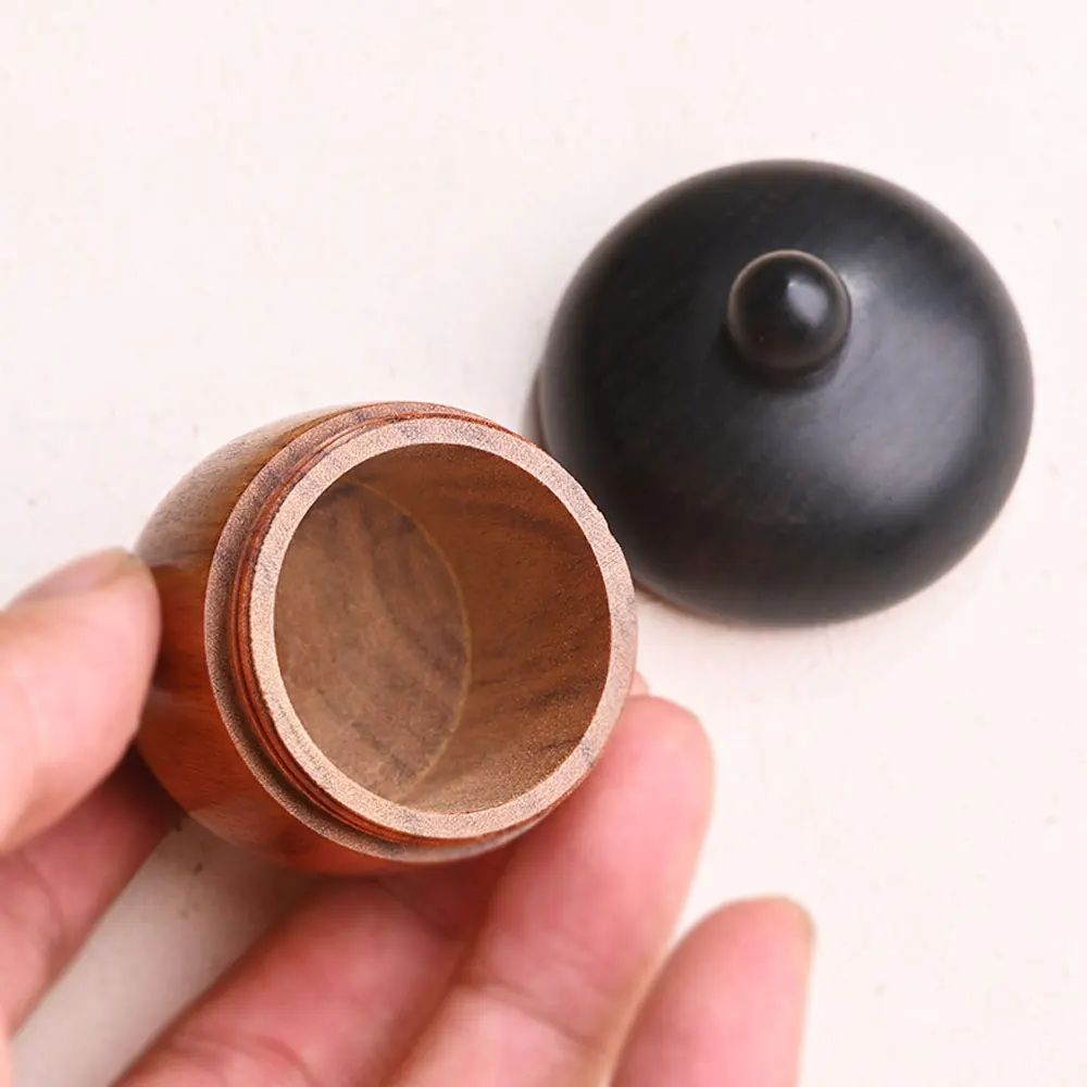 Wooden Large Wooden Storage Box Acorn Ornament Car Decoration Pendant Natural Wood Perfume Bottle Incense Expanding Sealed Jar