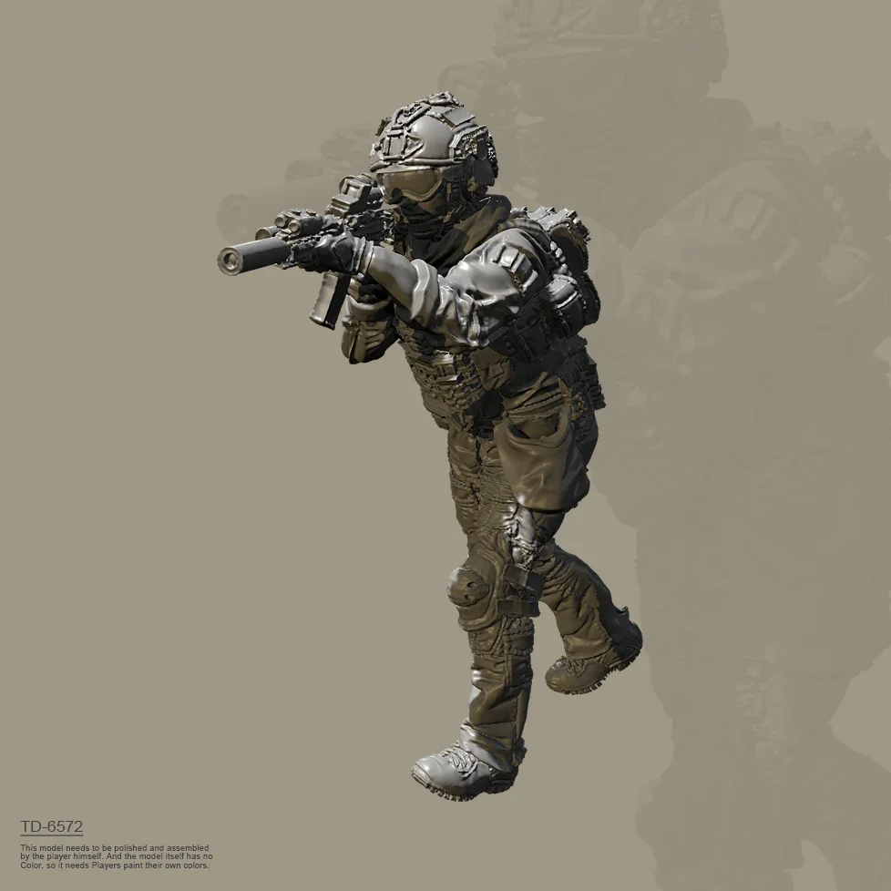 The height of man 38mm 50mm 75mm Resin Soldier model kits figure colorless and self-assembled （3D Printing ） TD-6572/3D