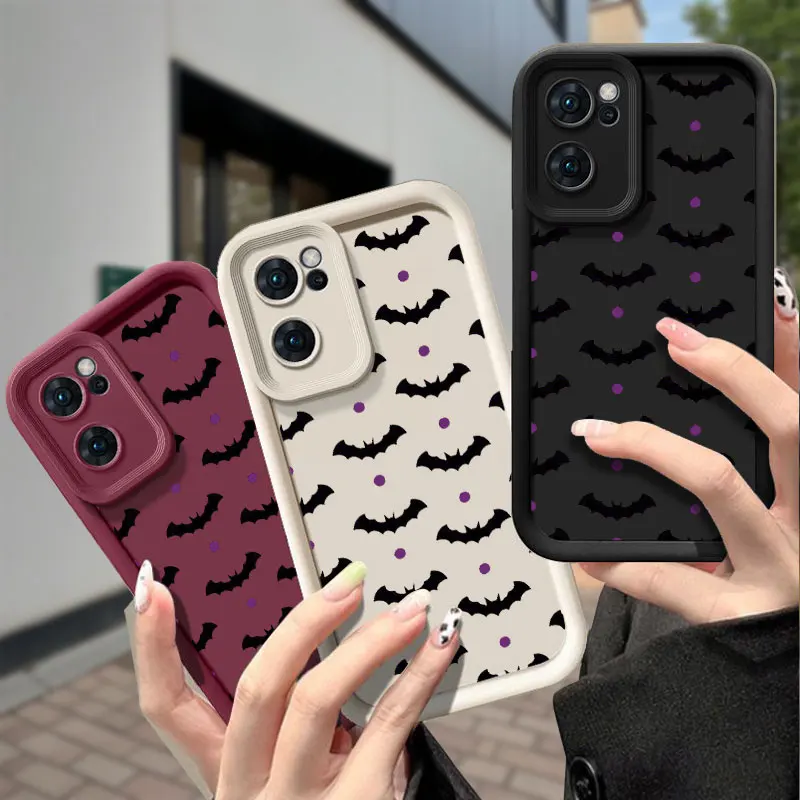 Чехол для телефона «Хэллоуин Летучая мышь» для OPPO A3Pro A5 A5X A17 A38 A58 A60 A76 A78 F29 Reno 7 Z 8 T 10 11 11 12 13 14 F PRO Soft Cover Чехол для телефона «Хэллоуин Летучая мышь» для OPPO A3Pro A5 A5X A17 A38 A58 A60 A76 A78 F29 Reno 7 Z 8 T 10 11 11 12 13 14 F PRO Soft Cover