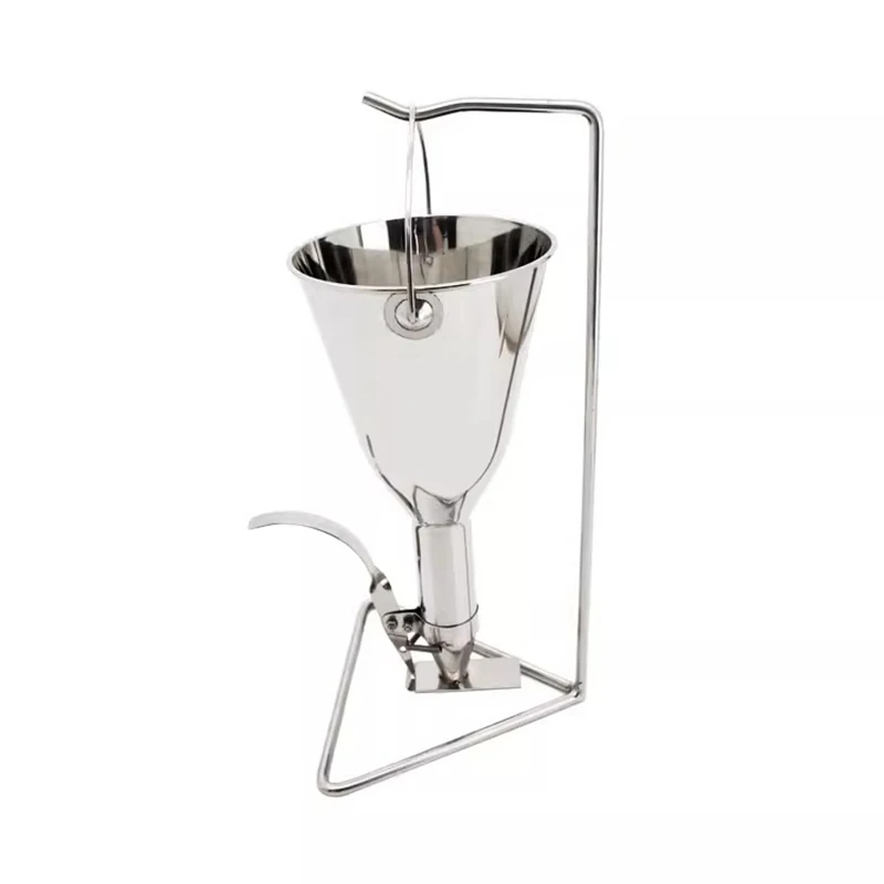 Food Processors Appliances Stainless Steel Pancake Batter Dispenser Confectionery Dispenser Funnel Cake Filler Chocolate Funnel