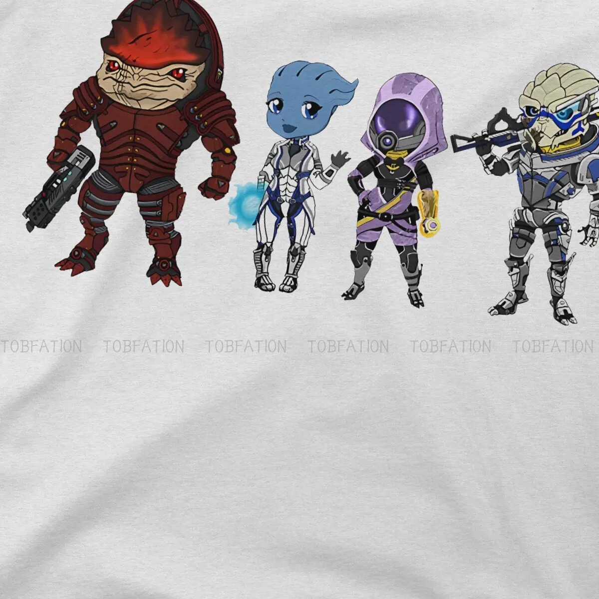 Mass Effect ME1 Game Pure Cotton TShirt The Crew Classic T Shirt Homme Men Clothes New Design