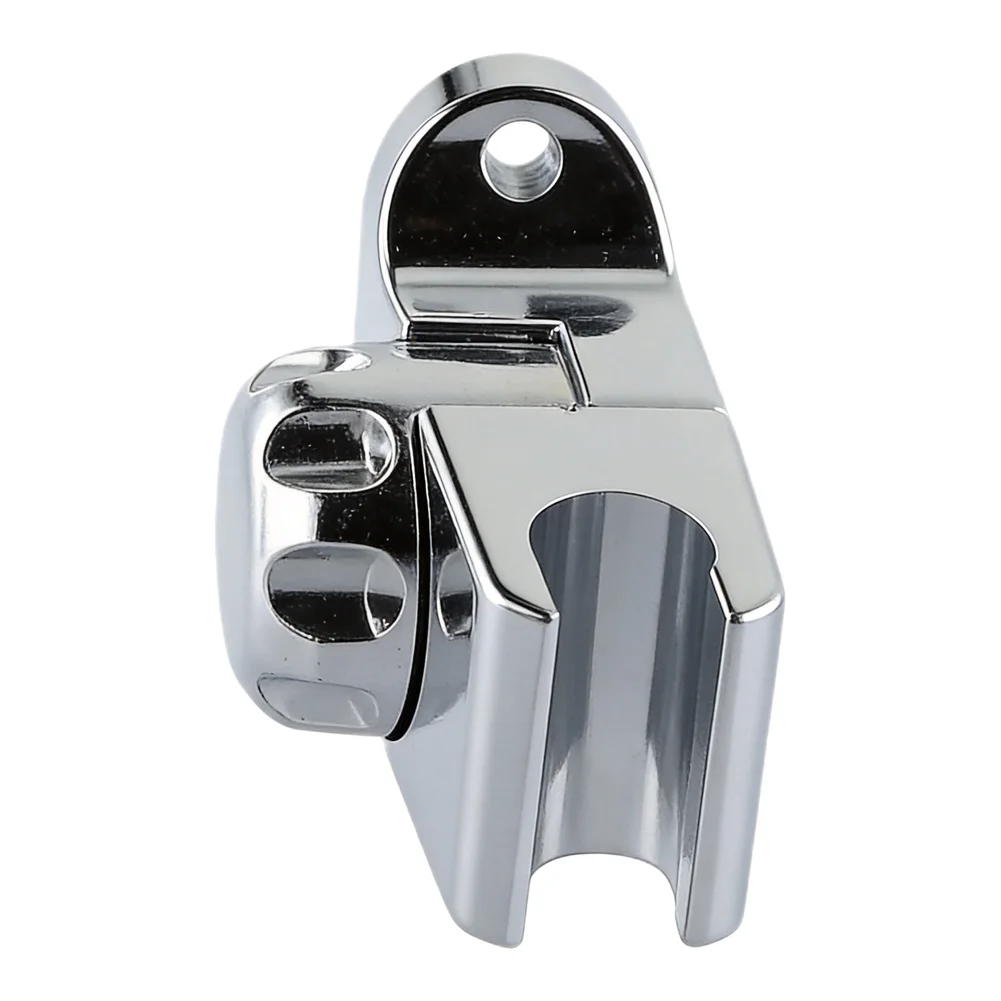 Perforated Shower Head Mounting Bracket with Adjustable Inclination for Wall or Pedestal Based Shower Installations