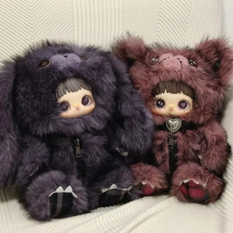 

Оригинальный рюкзак-сюрприз Maymei Rebel Doll Series: виниловая кукла, сумка-лолита, пушистая сумка, рюкзак через плечо для девочек, милый подарок на день рождения