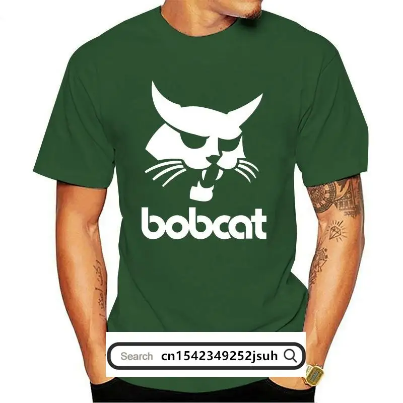 

New Bobcat Heavy Equipment Logo Mens Tshirt Tee T Shirt S M L Xl 2Xl 3Xl 012111