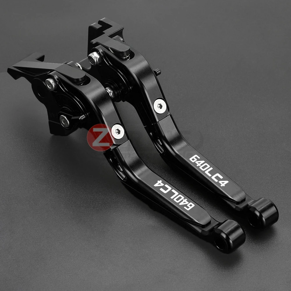 

Motorcycle Brake Lever Clutch Lever Set FOR 640 LC4 640 2003 2004 2005 2006 CNC Adjustable Folding Handle Guard Levers 640LC4