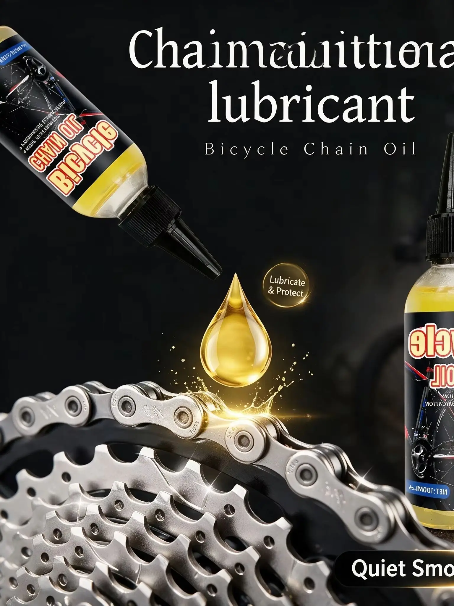 AliExpress NONE 100ml Bicycle Special Lubricant MTB Road Bike Mountain Bike Dry * Lube Chain Oil for Fork Flywheel Chain Cycling Accessories