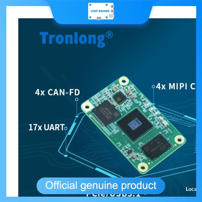 

Промышленный модуль Tronlong Allwinner T536 с четырехъядерным процессором Cortex-A55, ядром RISC-V и AI-ускорителем NPU, 17 интерфейсами UART
