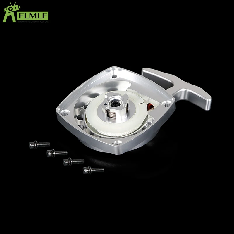 Alloy CNC Easy Started Pull Starter & Dial Kit for 1/5 HPI ROFUN BAHA ROVAN KM BAJA Losi 5ive T FG GoPed RedCat Rc Car Toy Parts