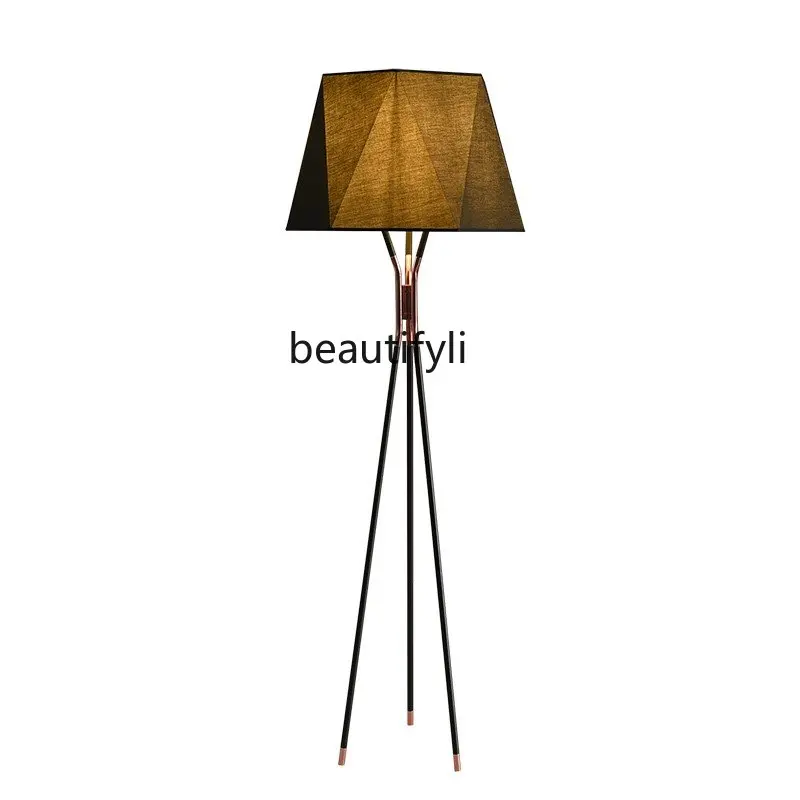 zq Floor Lamp Living Room Sofa next to Nordic Style Good-looking Fabric Floor Lamp Footswitch