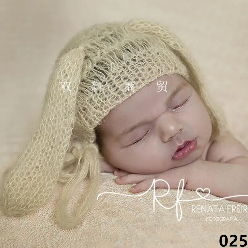 

Mohair Bunny Bonnet Bunny Hat Easte Mohair Newborn Hat Newborn Photo Prop Studio Clothing